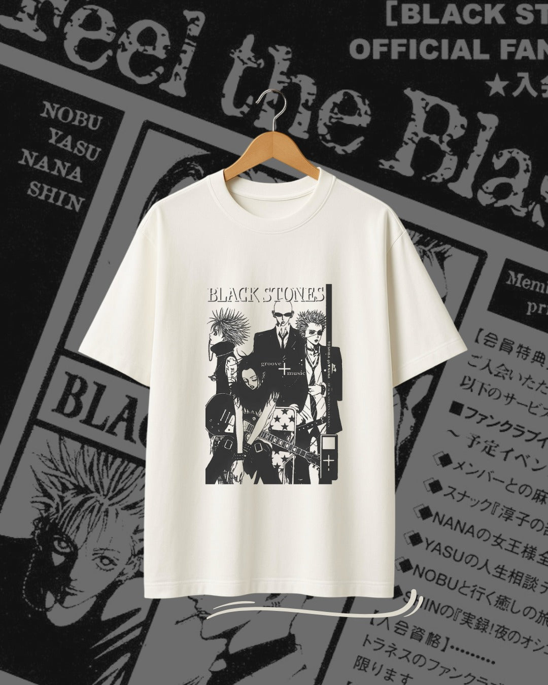 Polo Oversize Black Stones – NANA