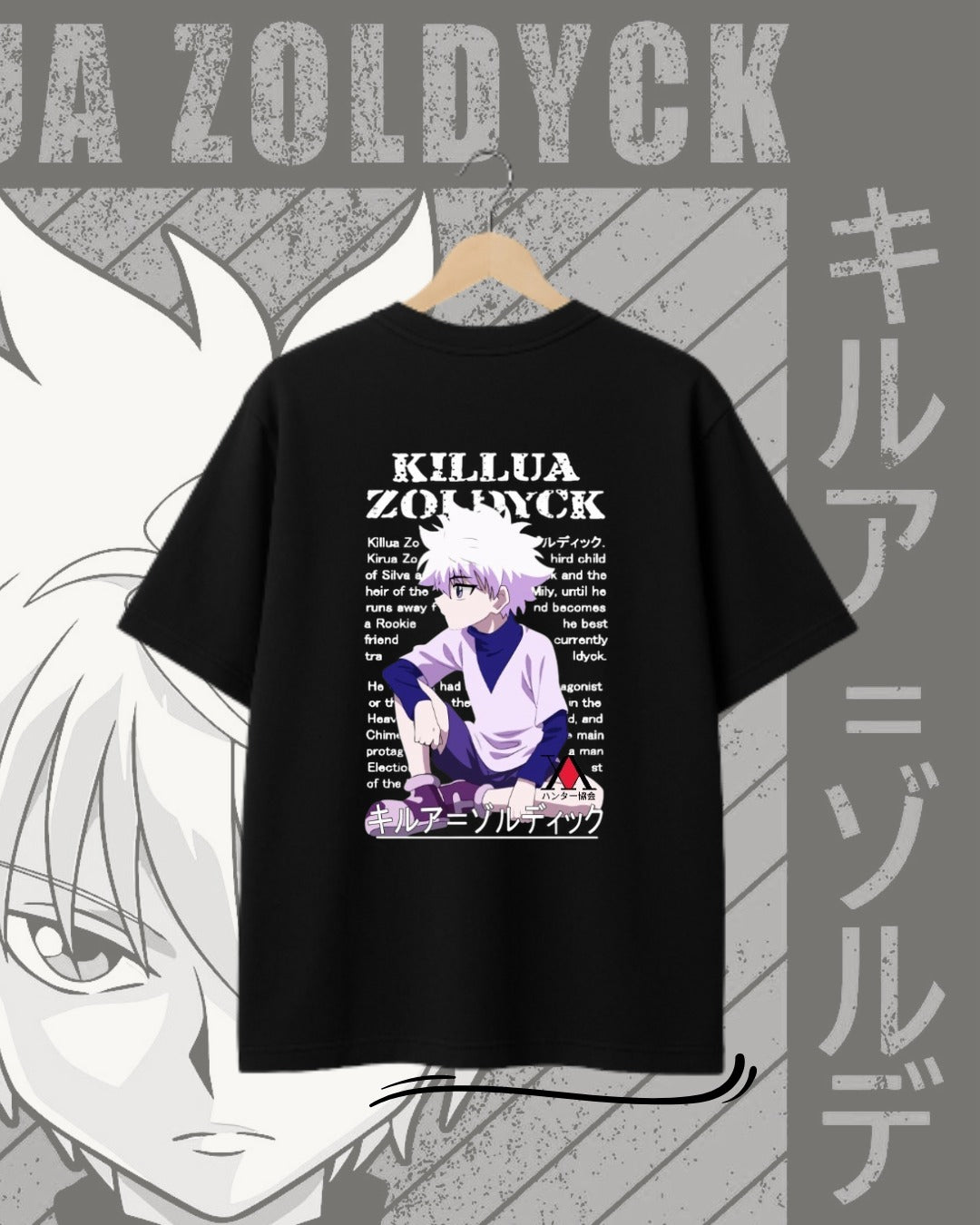 Polo Oversize Killua Zoldyck – Hunter x Hunter