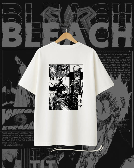 Polo Bleach – Oversize Blanco